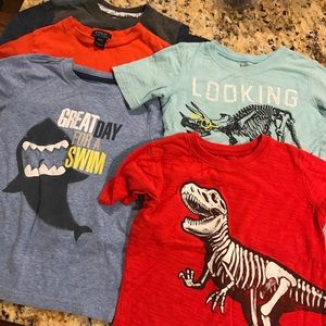 Boys T-Shirts, Bundle of 5 Shirts!!  Sizes 4 & 5s!